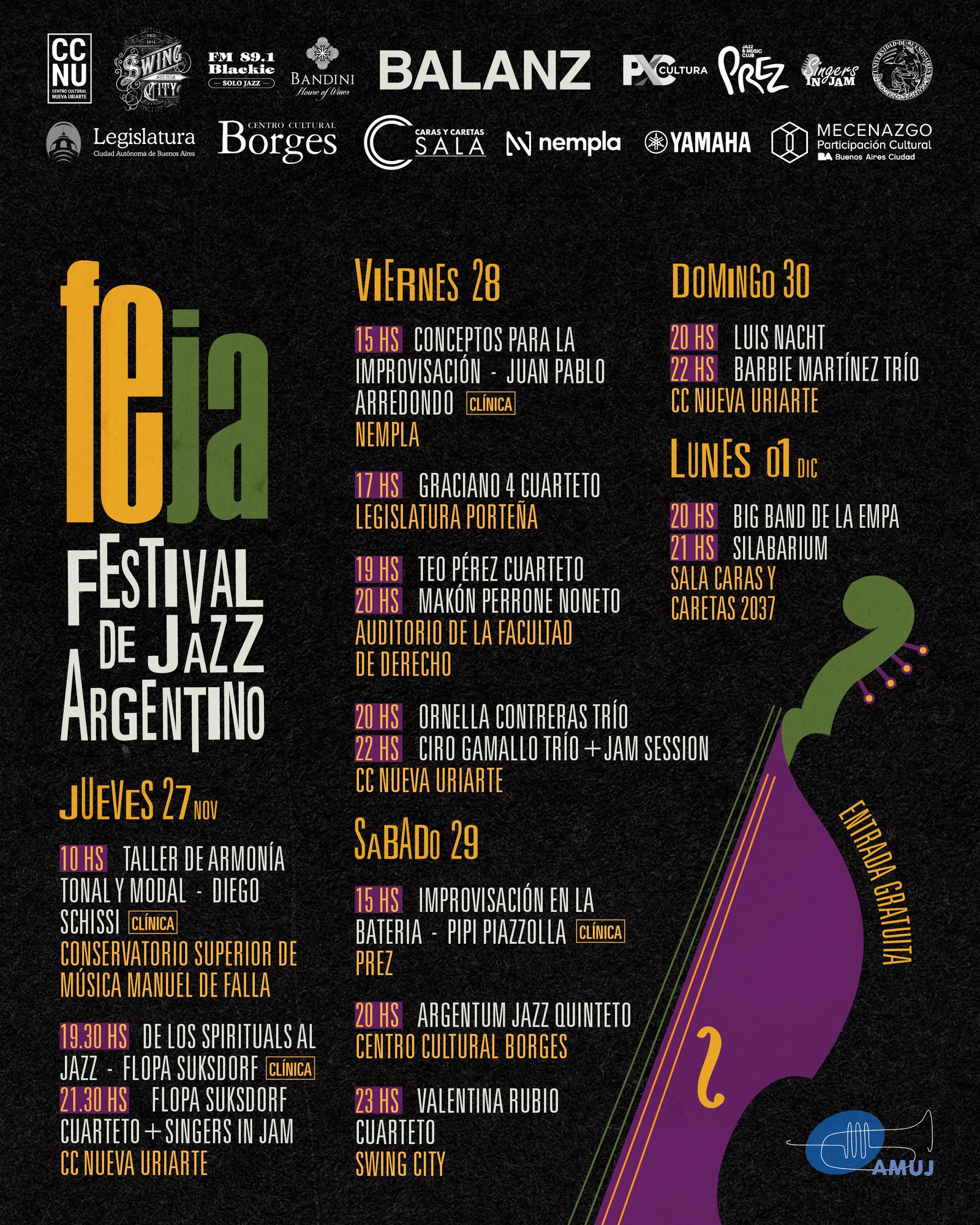 FEJA — lineup