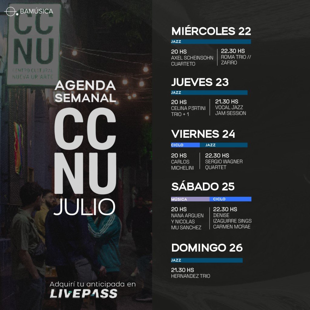 Agenda semanal CCNU
